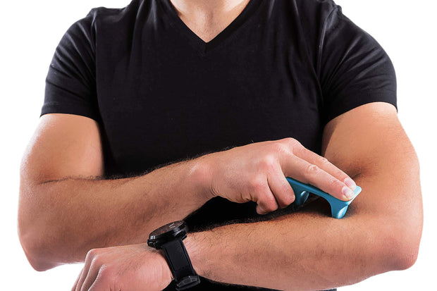 PSO-MINI, The PSO-RITE is the most versatile full body self massage tool on the market. The design mimics the hand and elbow. Giving you the same feeling when you get a massage from your massage therapist but you are in control of the pressure. It's great for releasing hard to reach muscles like the psoas, shoulders, hamstrings, lower back and neck.